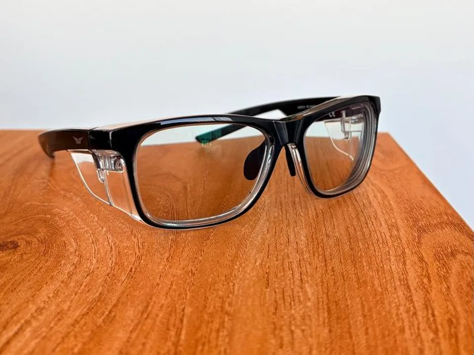 Lentes de seguridad graduados con protección lateral